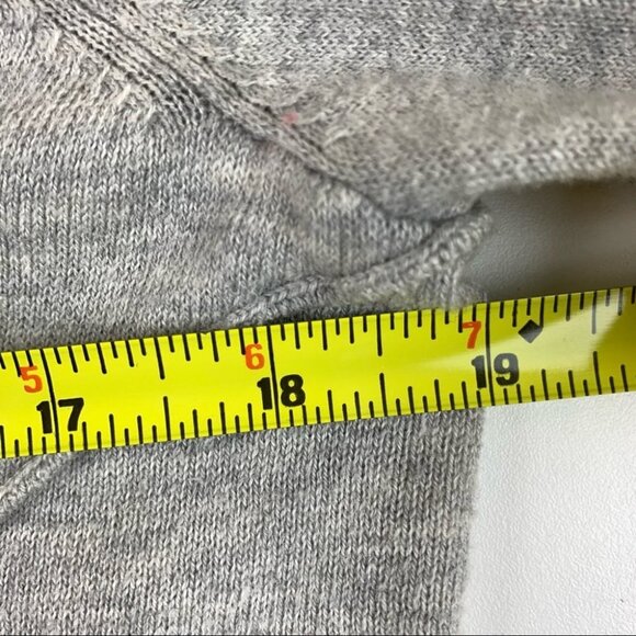 ANTHROPOLOGIE Moth I Grey I Sweater Cardigan I Green Bow - Picture 5 of 13